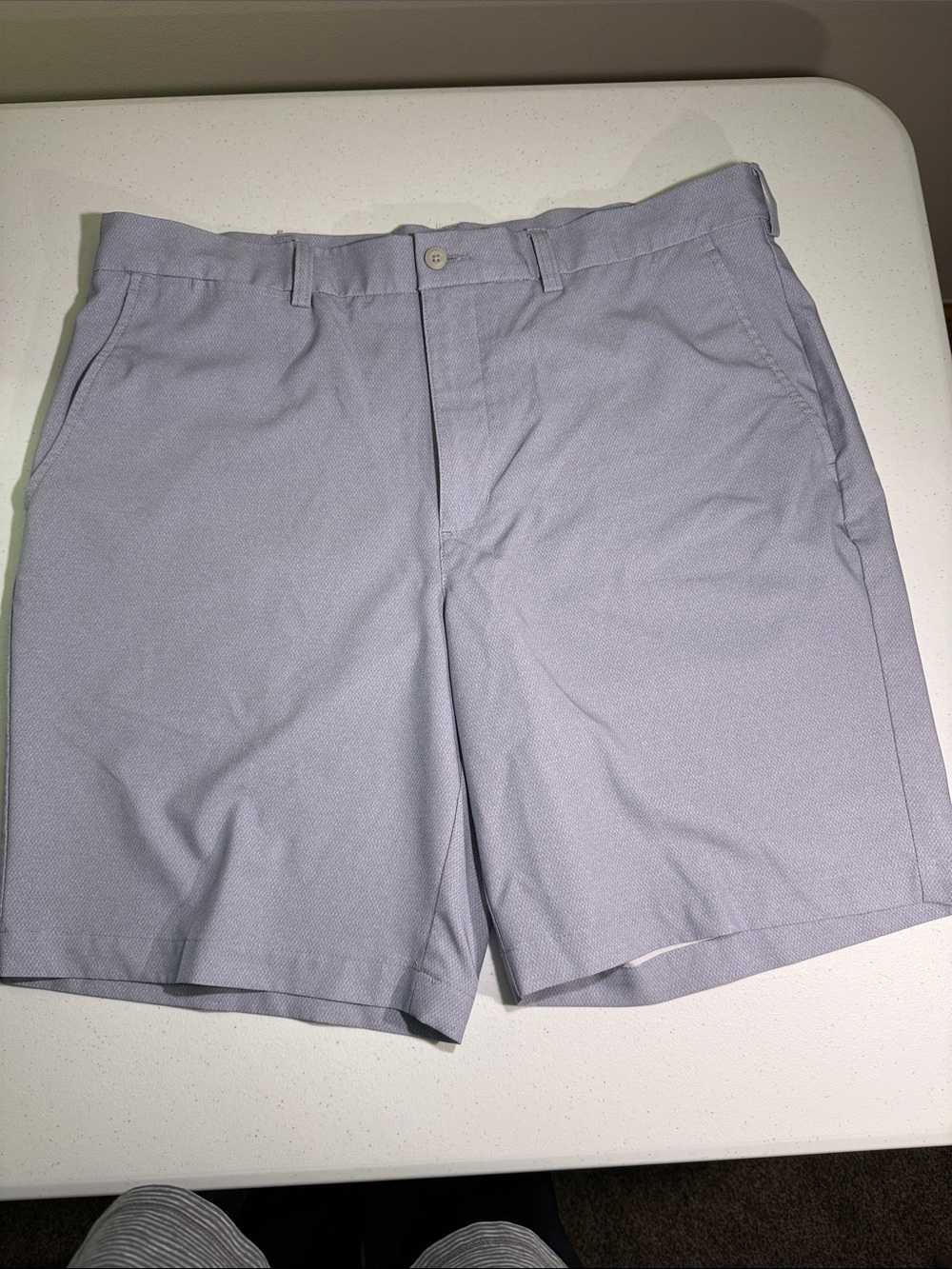 PGA Tour Gray Flat Front Golf Shorts